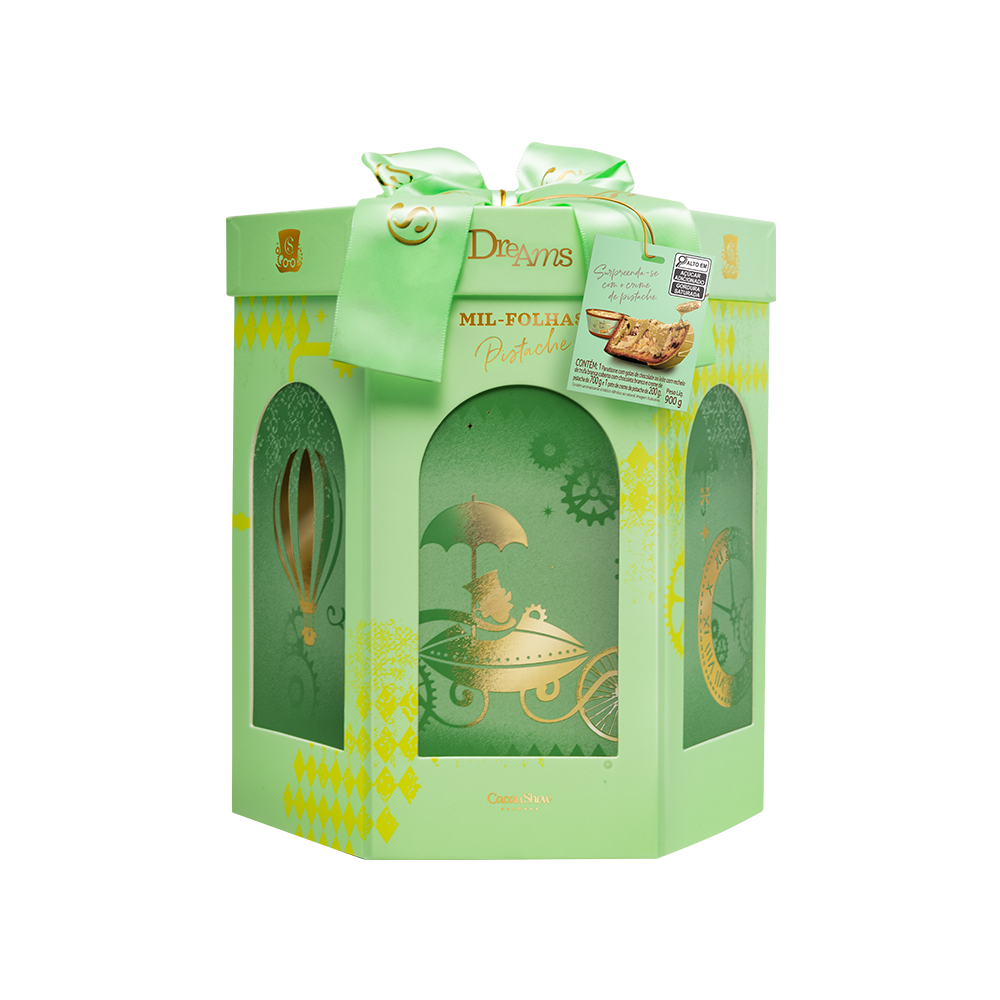 Premium pistachio panettone 800g PROMOTION VALIDITY 10/02/25